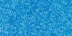 10g Miyuki Rocaille Seed Beads 15RR0148 T Blue Topaz