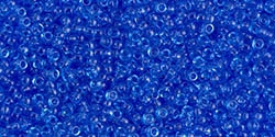 10g Miyuki Rocaille Seed Beads 15RR0150 T Sapphire Blue