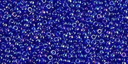 10g Miyuki Rocaille Seed Beads 15RR0177 TR Blue/Violet