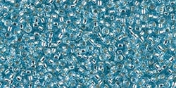 10g Miyuki Rocaille Seed Beads 15RR0018 TSL Blue Topaz