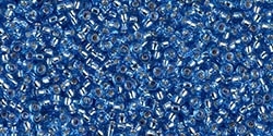 10g Miyuki Rocaille Seed Beads 15RR0019 TSL Sapphire Blue