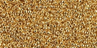 1 Gram Miyuki Rocaille Seed Beads 15RR191 M 24 Karat Gold Plated