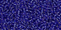 10g Miyuki Rocaille Seed Beads 15RR0020 TSL Cobalt Blue