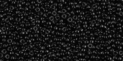 10g Miyuki Rocaille Seed Beads 15RR0401 OP Black