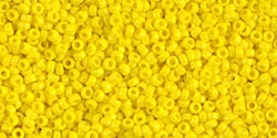 10g Miyuki Rocaille Seed Beads 15RR0404 OP Yellow