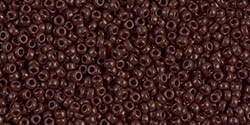 10g Miyuki Rocaille Seed Beads 15RR0409 OP Dark Brown
