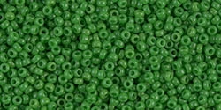 10g Miyuki Rocaille Seed Beads 15RR0411 OP Green