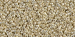 10g Miyuki Rocaille Seed Beads 15RR4201 Duracoat Galvanized Silver
