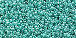 10g Miyuki Rocaille Seed Beads 15RR0435 OPL Aqua