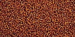 10g Miyuki Rocaille Seed Beads 15RR0005 L TSL Dark Topaz