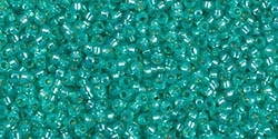 10g Miyuki Rocaille Seed Beads 15RR0572 TSL Bright Aqua