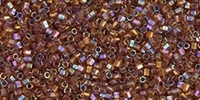 10g Miyuki Rocaille Seed Beads 15RRH0257 Hex TR Amber/Purple