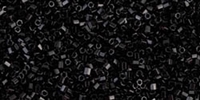 10g Miyuki Rocaille Seed Beads 15RRH0401 Hex OP Black