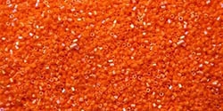 10g Miyuki Rocaille Seed Beads 15RRH0473 Hex OPR Pumpkin Orange