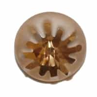 Swarovski 10mm Faceted Sea Urchin Foil Back - 169510GLDSHDW Golden Shadow - 1 Crystal