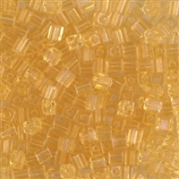 Miyuki Square 3MM Beads 3SB132 T Light Amber