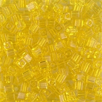 Miyuki Square 3MM Beads 3SB136 T Yellow