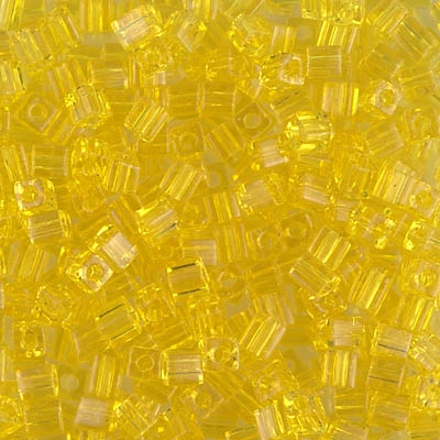 Miyuki Square 3MM Beads 3SB136 T Yellow