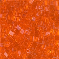 Miyuki Square 3MM Beads 3SB138 T Orange