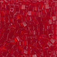 Miyuki Square 3MM Beads 3SB140 T Red