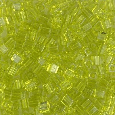 Miyuki Square 3MM Beads 3SB143 T Lime