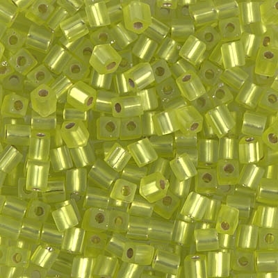 Miyuki Square 3MM Beads 3SB14F TSL MA Lime