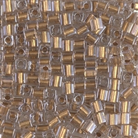 Miyuki Square 3MM Beads 3SB234 ICL Clear/Gold