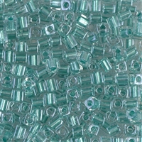 Miyuki Square 3MM Beads 3SB2605 ICL Clear/Aqua