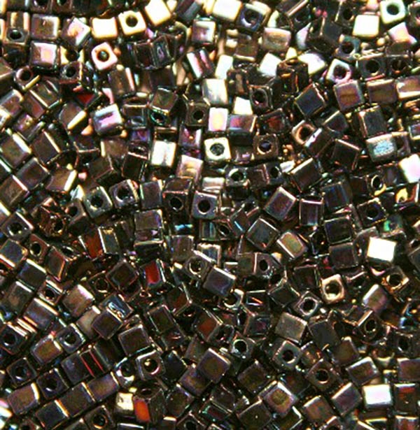Miyuki Square 3MM Beads 3SB401R OPR Black