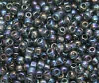 3/0 Toho 3TO176B - Tranparent Rainbow Grey Round  Seed Beads - 10 Grams
