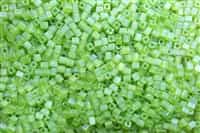 Miyuki Square 4MM Beads 4SB143FR TR MA Lime Green