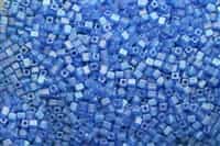 Miyuki Square 4MM Beads 4SB150FR TR MA Sapphire Blue