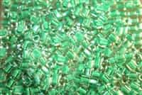 Miyuki Square 4MM Beads 4SB219 ICL Clear/ Aqua