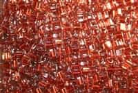 Miyuki Square 4MM Beads 4SB2601 ICL Clear/Dusty Rose