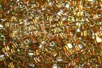 Miyuki Square 4MM Beads 4SB2631 ICL Peridot/Bronze