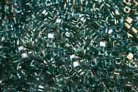 Miyuki Square 4MM Beads 4SB2641 ICL Blue/Dark Teal