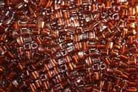 Miyuki Square 4MM Beads 4SB2646 ICL Lt.Rose/ Copper