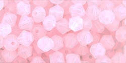 530104ROAL - 4mm Swarovski Crystal Rose Alabaster Bicone Crystals 25 count