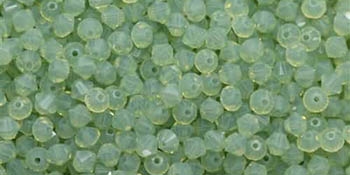 532804CHRYOP - 4mm Swarovski Crystal Chrysolite Opal Bicone Crystals 25 count