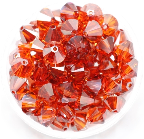 532808RDMAG - 8mm Swarovski Crystal Red Magma - 1 count