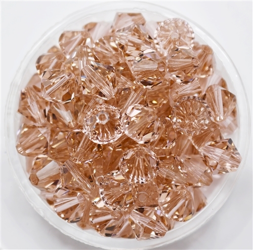 532808VINRO - 8mm Swarovski Crystal Vintage Rose - 1 count