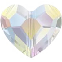 574112CRYSAB - 12mm Swarovski Crystal Love Crystal - Crystal AB - 1 count