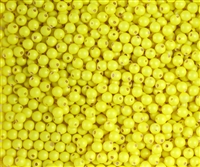 3mm Swarovski Crystal Neon Yellow Pearls - 50 count