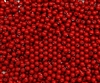 3mm Swarovski Crystal Red Coral Pearls - 50 count