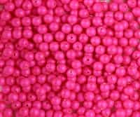 4mm Swarovski Crystal Neon Pink Pearls