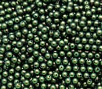 581004SCBGRN - 4mm Swarovski Crystal Scarabaeus Green Pearls 50 Count