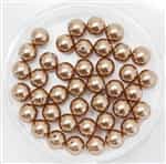 581006BRNZ - 6mm Swarovski Crystal Bronze Pearls - 10 Count