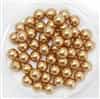 581006BRTGLD - 6mm Swarovski Crystal Bright Gold Pearls - 10 Count