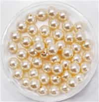 581006CRMROS - 6mm Swarovski Crystal Cream Rose Pearls - 10 Count