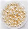 581006CRMROS - 6mm Swarovski Crystal Cream Rose Pearls - 10 Count